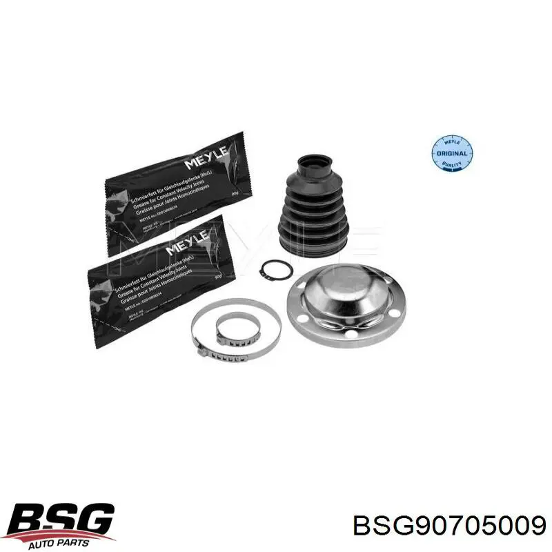 Купити BSG90705009 BSG Пильник шарніра кутових швидкостей внутрішній передній