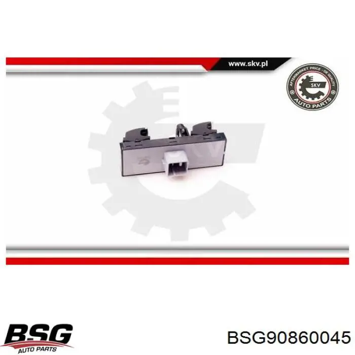 Кнопковий блок керування склопідіймачами передній лівий BSG BSG90860045 ціна, від 18.34 USD