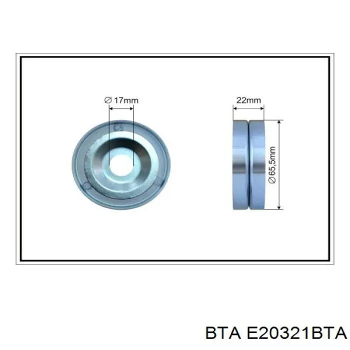 E20321BTA BTA Натяжна планка поліклинового ременя