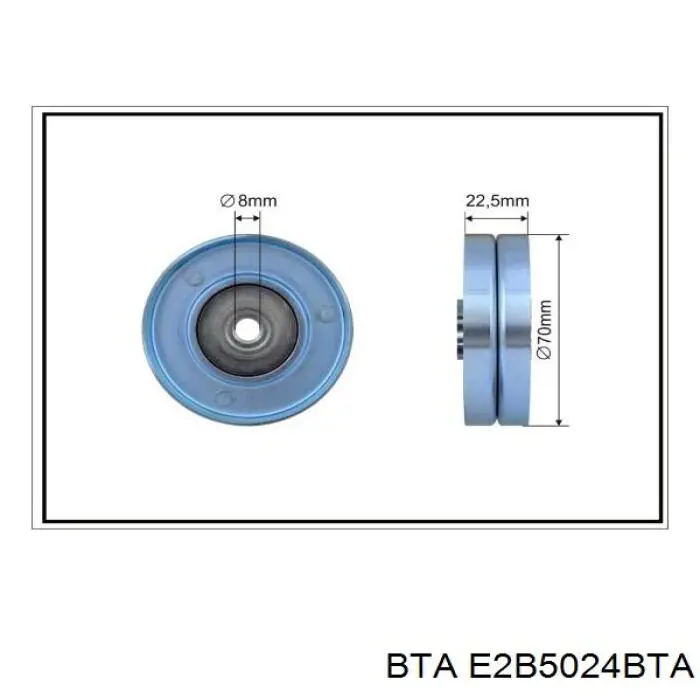 Натяжний ролик BTA E2B5024BTA ціна, від 12.63 USD
