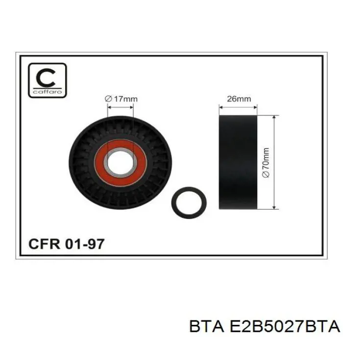 Купити E2B5027BTA BTA Натяжний ролик