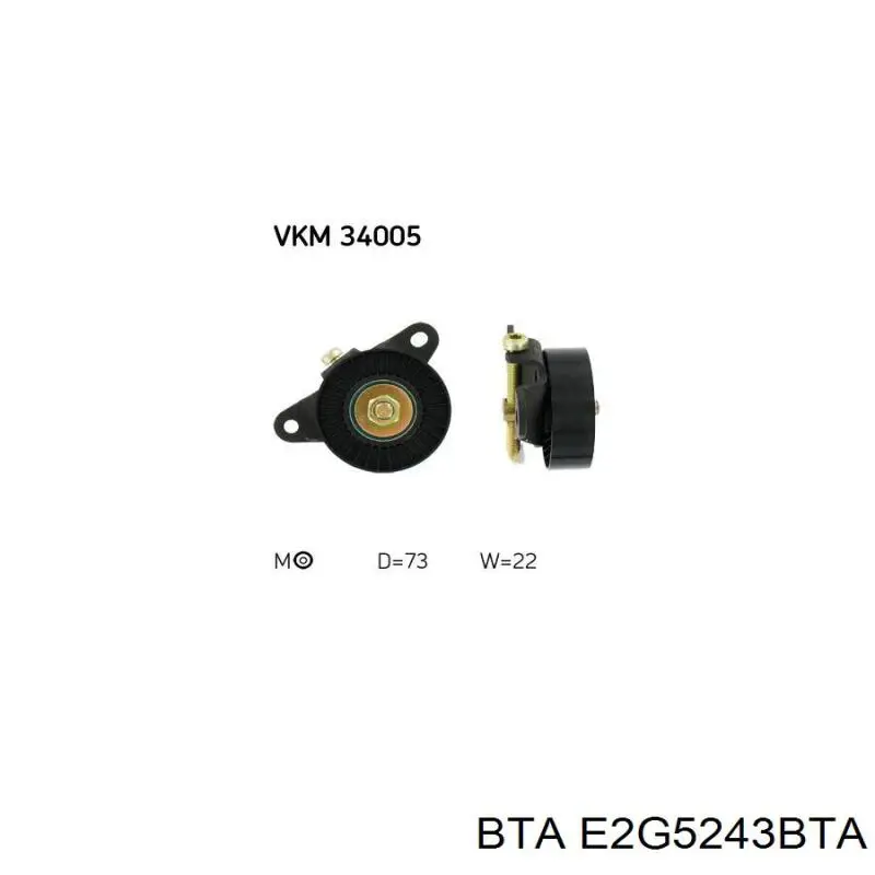 Натяжний ролик Magneti Marelli MPQ0254 ціна, від 7.81 USD