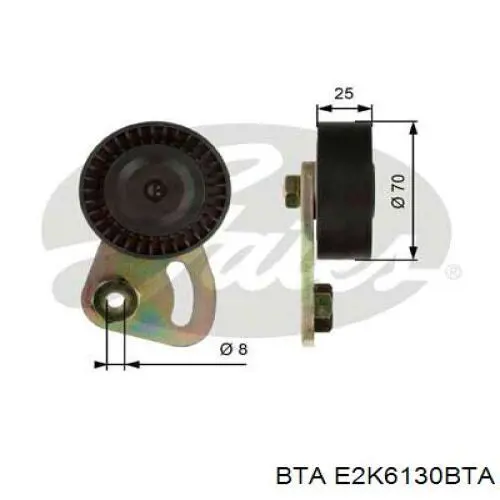 Купити E2K6130BTA BTA Натяжний ролик