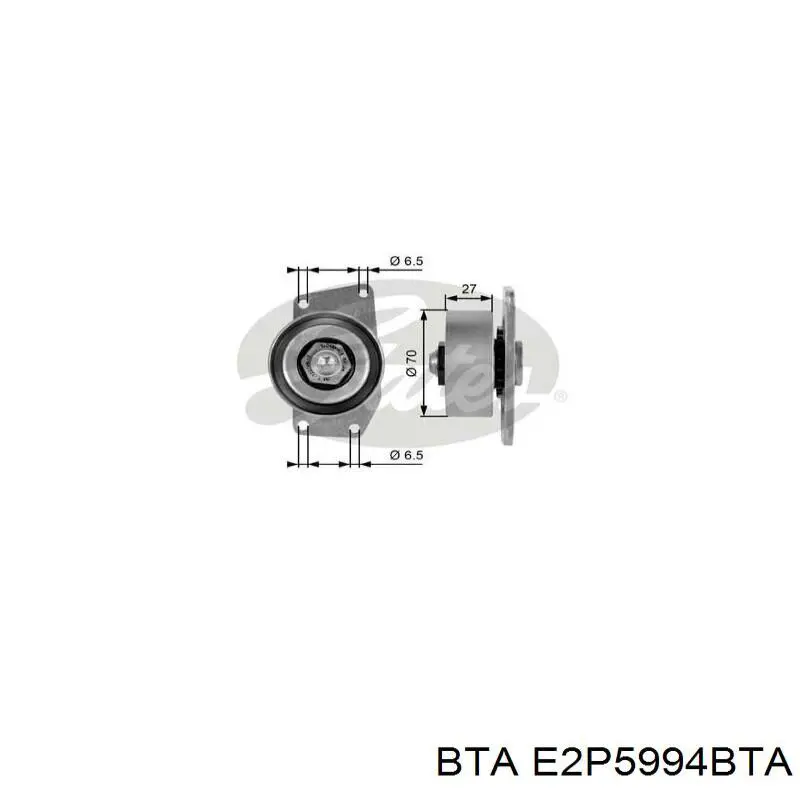 Ролик натягувача приводного ременя BTA E2P5994BTA
