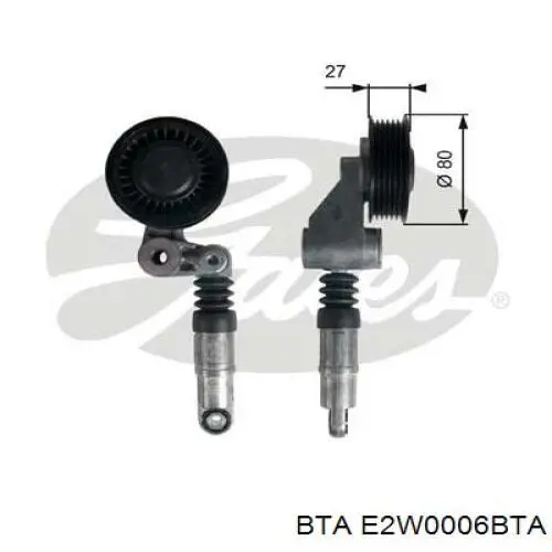 Натяжний ролик BTA E2W0006BTA ціна, від 15.86 USD
