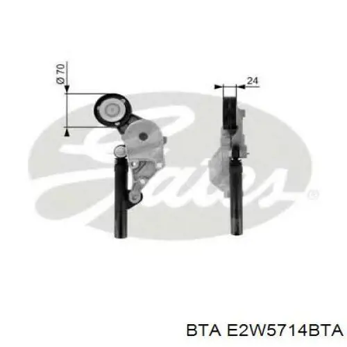Купити E2W5714BTA BTA Натягувач приводного ременя