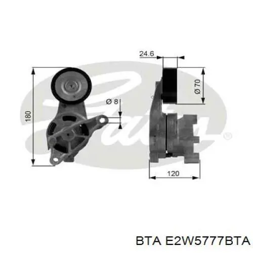 Купити E2W5777BTA BTA Натягувач приводного ременя