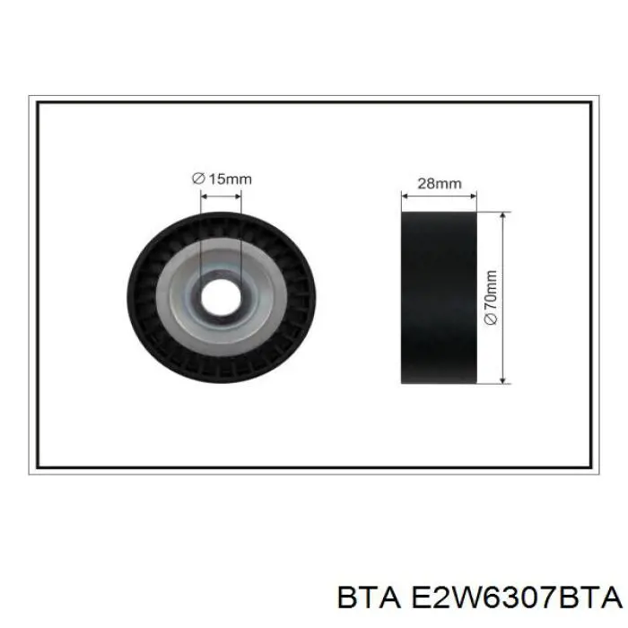 Купити E2W6307BTA BTA Натяжний ролик