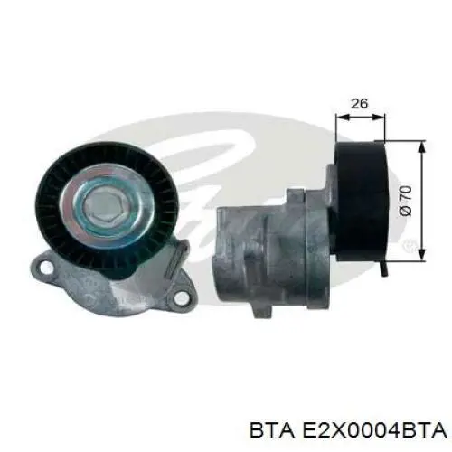 Натяжний ролик BTA E2X0004BTA ціна, від 10.65 USD
