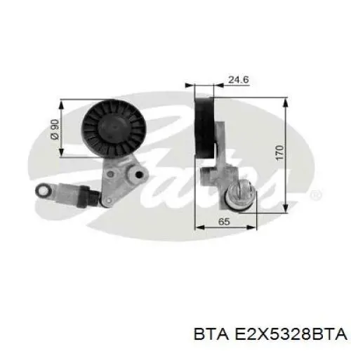 Натяжний ролик E2X5328BTA BTA