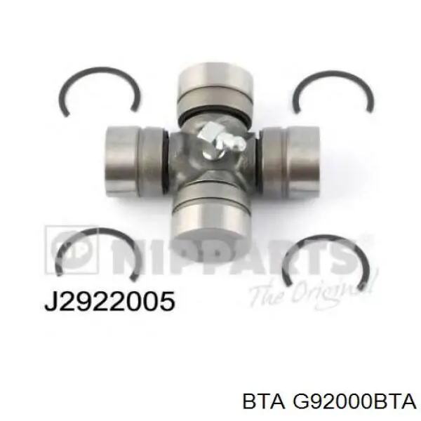 Хрестовина карданного валу BTA G92000BTA ціна, від 13.43 USD
