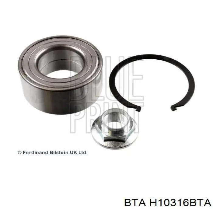 Комплект підшипник маточини передньої BTA H10316BTA ціна, від 14.72 USD