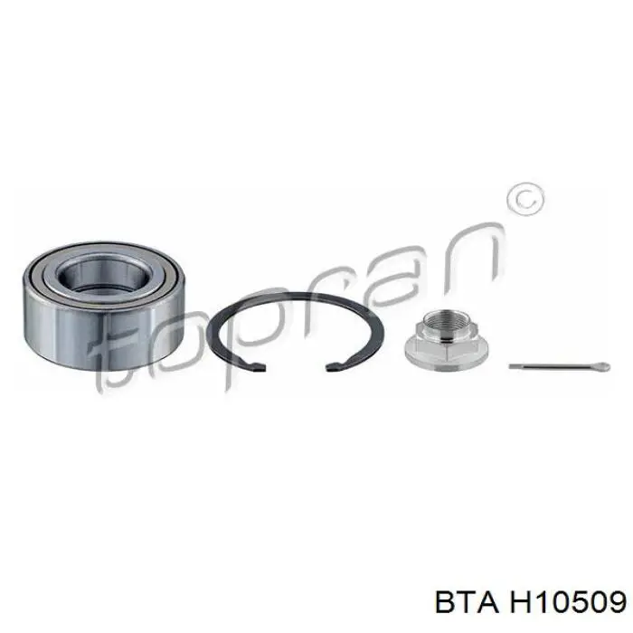 Підшипник ступиці H10509 BTA