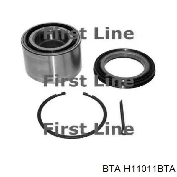 Комплект підшипник маточини передньої BTA H11011BTA ціна, від 14.28 USD