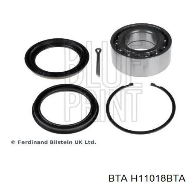 Комплект підшипник маточини передньої BTA H11018BTA ціна, від 17.24 USD
