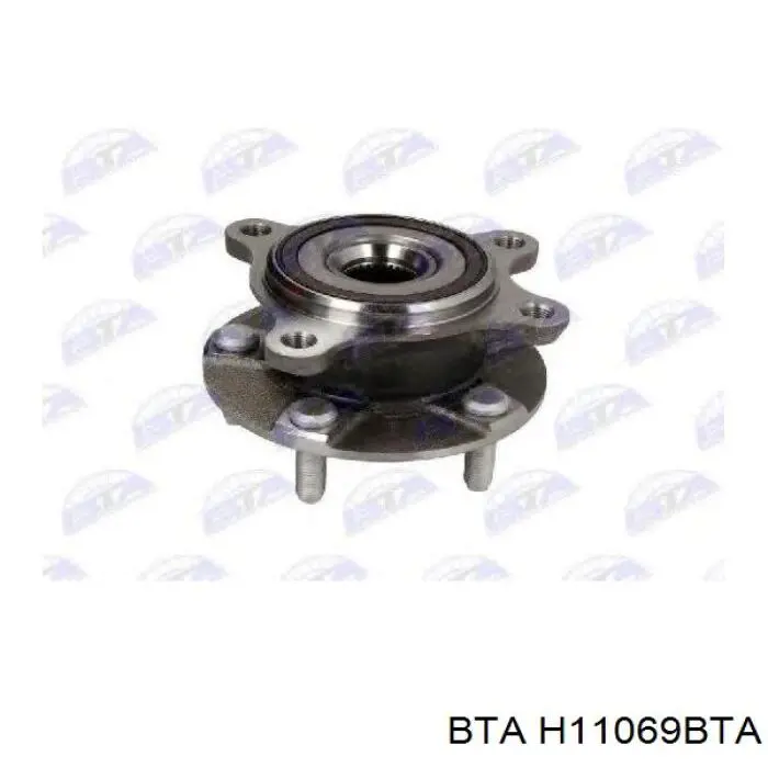 Комплект підшипник маточини передньої BTA H11069BTA ціна, від 13.31 USD