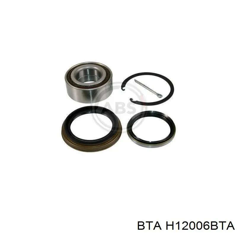 Комплект підшипник маточини передньої BTA H12006BTA ціна, від 16.59 USD