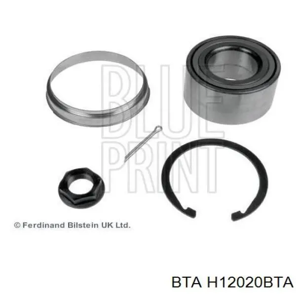 Комплект підшипник маточини передньої BTA H12020BTA ціна, від 21.93 USD