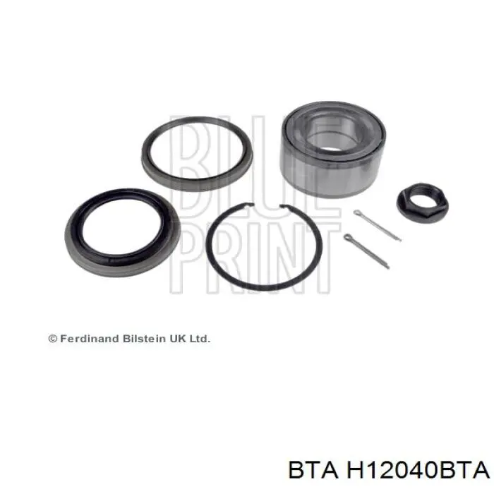 H12040BTA BTA Підшипник маточини передньої