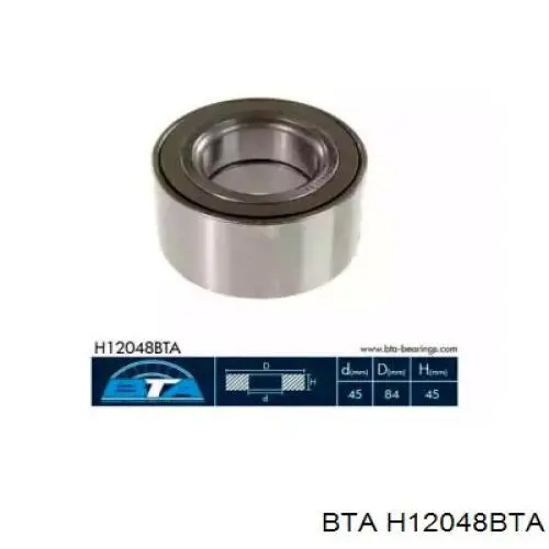 Підшипник маточини BTA H12048BTA