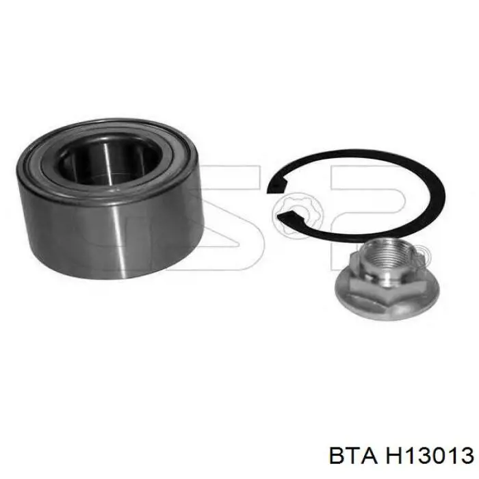 Комплект підшипник маточини передньої BTA H13013 ціна, від 17.31 USD