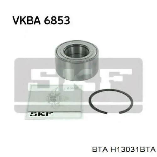 Комплект підшипник маточини передньої BTA H13031BTA ціна, від 15.46 USD