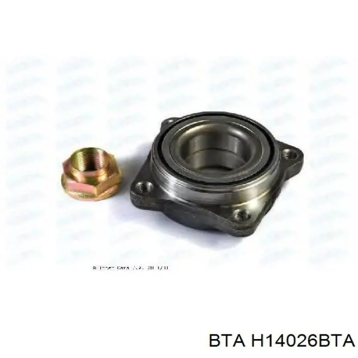 Комплект підшипник маточини передньої BTA H14026BTA ціна, від 22.41 USD