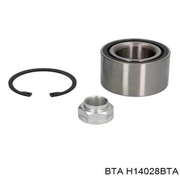 Комплект підшипник маточини передньої BTA H14028BTA ціна, від 26.38 USD