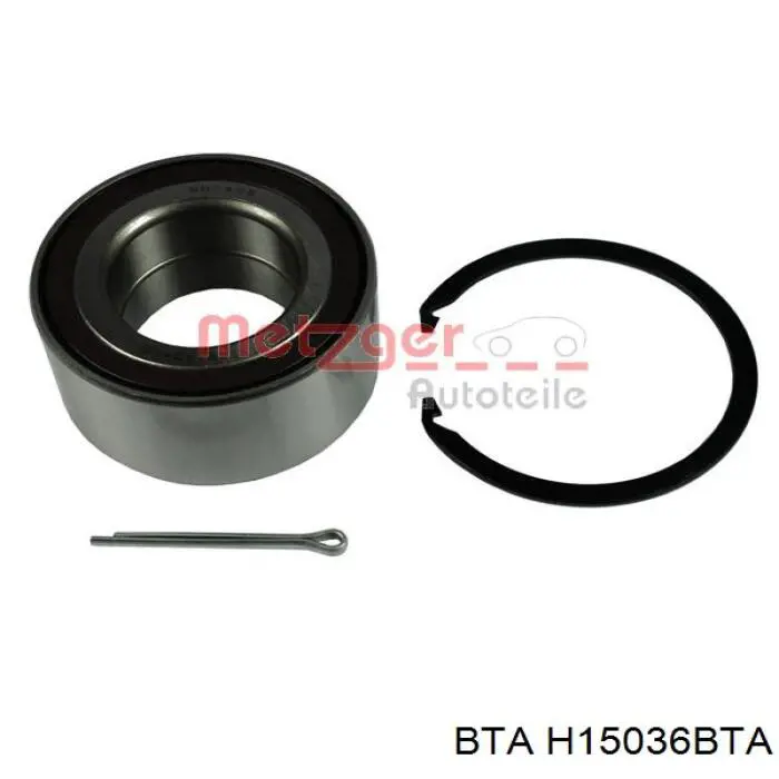 Комплект підшипник маточини передньої BTA H15036BTA ціна, від 19.43 USD