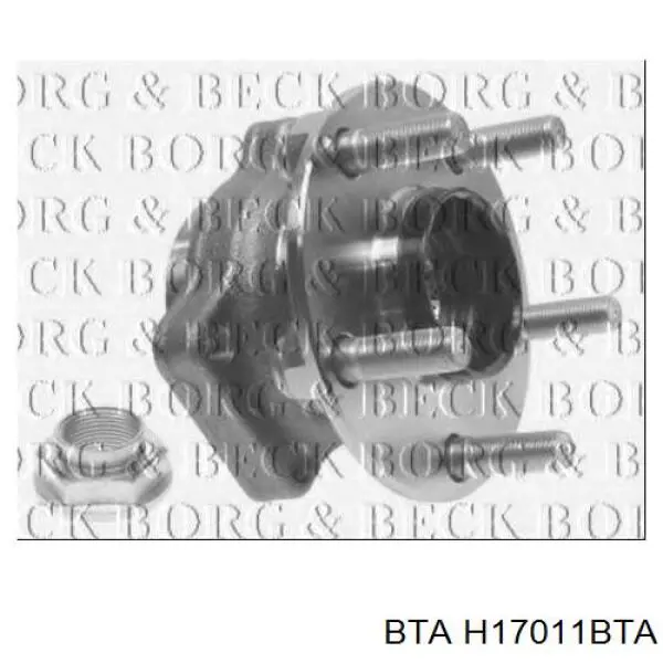 Маточина колеса передня BTA H17011BTA ціна, від 58.81 USD