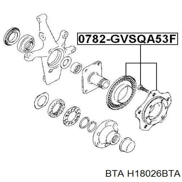 Купити H18026BTA BTA Маточини передніх коліс