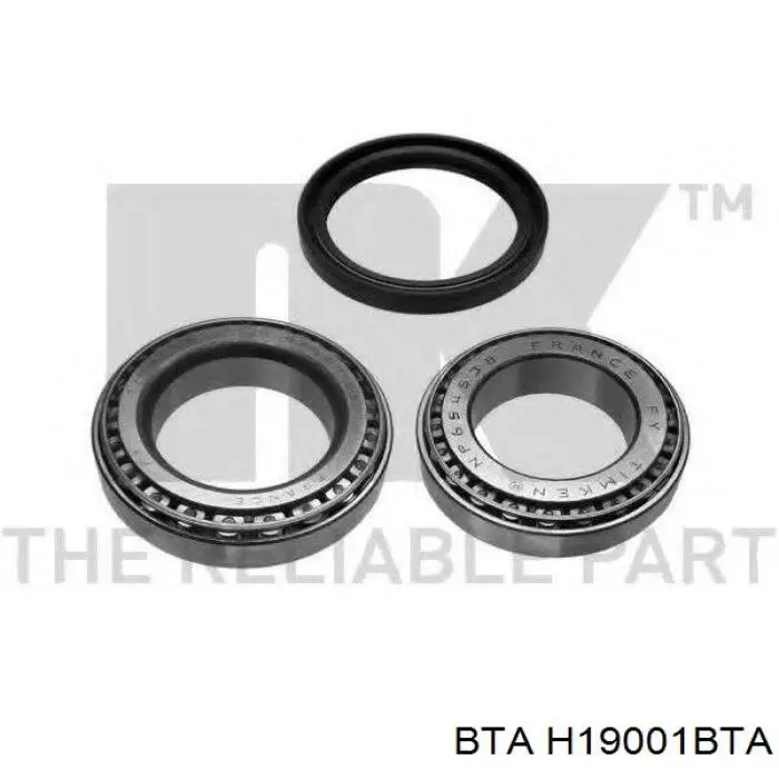 Комплект підшипник маточини передньої BTA H19001BTA ціна, від 17.13 USD