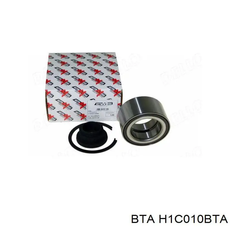 Комплект підшипник маточини передньої BTA H1C010BTA ціна, від 20.46 USD