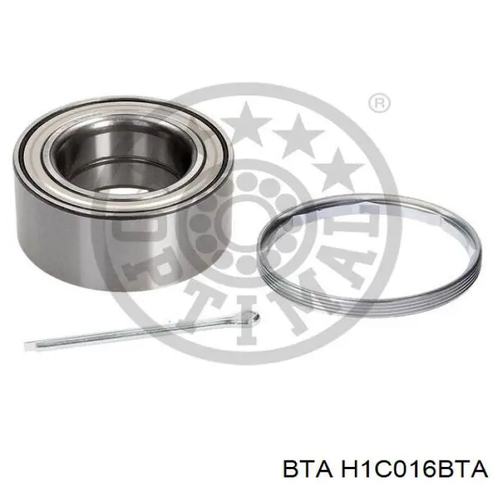 Комплект підшипник маточини передньої BTA H1C016BTA ціна, від 27.27 USD