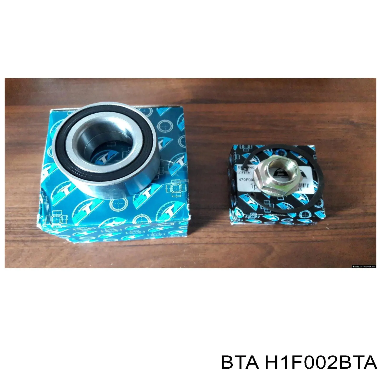 Комплект підшипник маточини передньої BTA H1F002BTA ціна, від 15.45 USD
