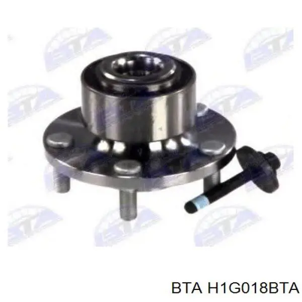 Комплект підшипник маточини передньої BTA H1G018BTA ціна, від 15.12 USD