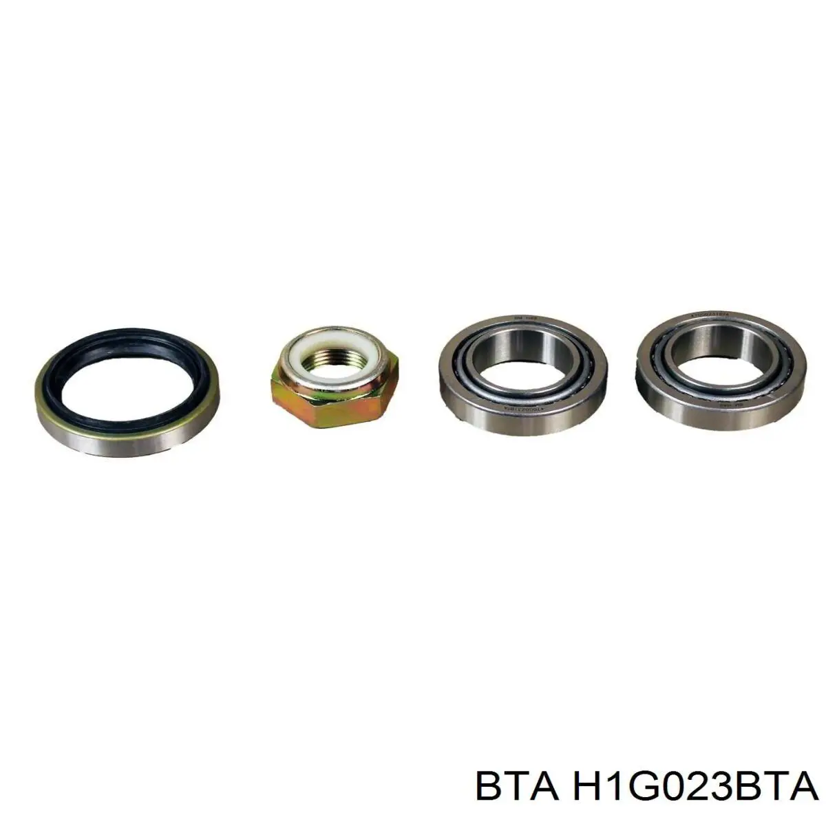 Комплект підшипник маточини передньої BTA H1G023BTA ціна, від 13.23 USD