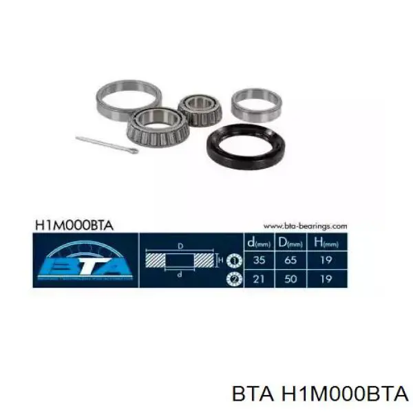 Купити H1M000BTA BTA Підшипник ступиці передньої