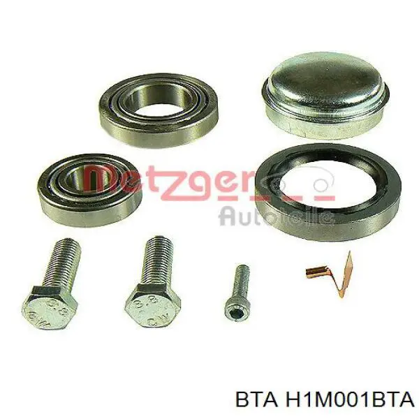 Комплект підшипник маточини передньої BTA H1M001BTA ціна, від 12.82 USD