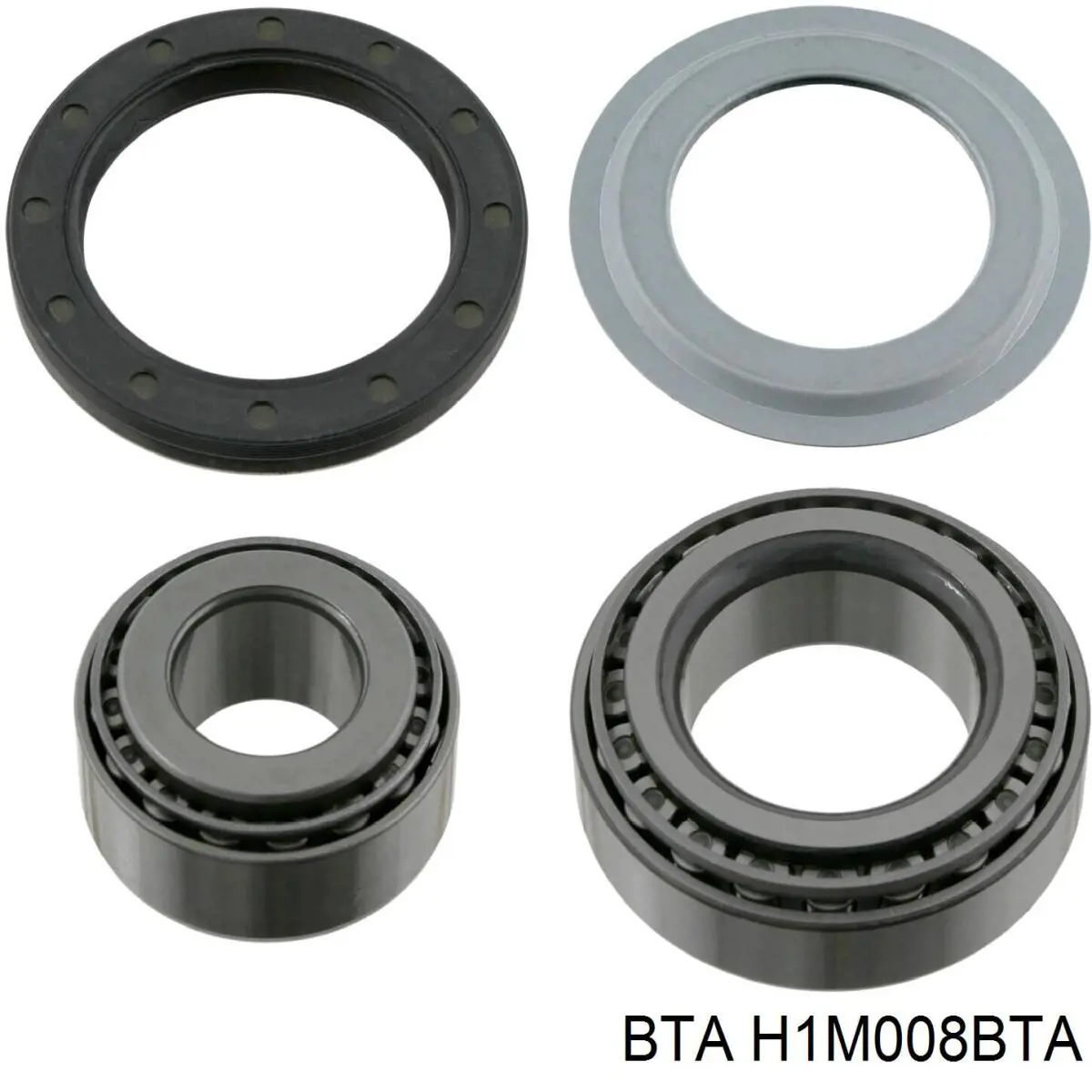 Комплект підшипник маточини передньої BTA H1M008BTA ціна, від 14.80 USD
