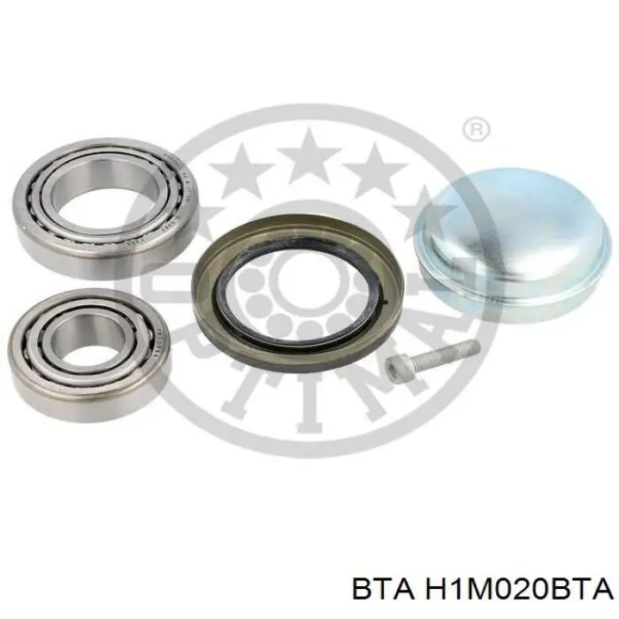 Комплект підшипник маточини передньої BTA H1M020BTA ціна, від 21.88 USD