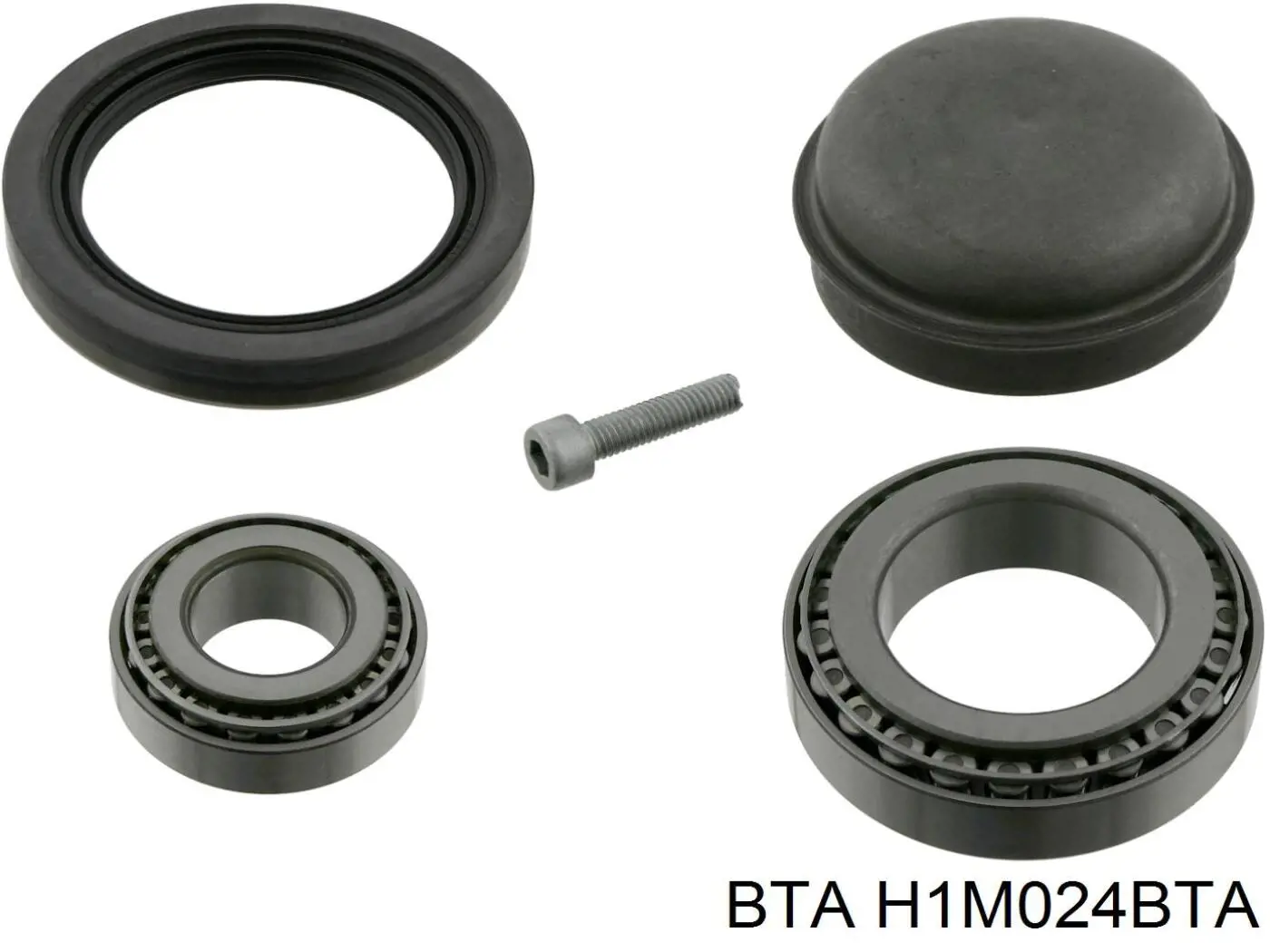 Комплект підшипник маточини передньої BTA H1M024BTA ціна, від 14.08 USD