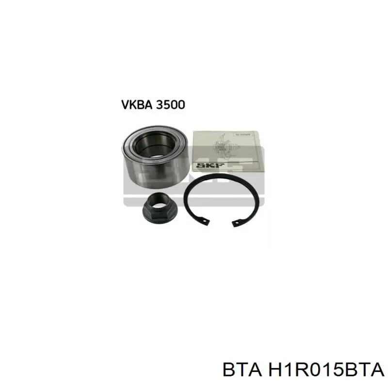 Комплект підшипник маточини передньої BTA H1R015BTA ціна, від 26.62 USD