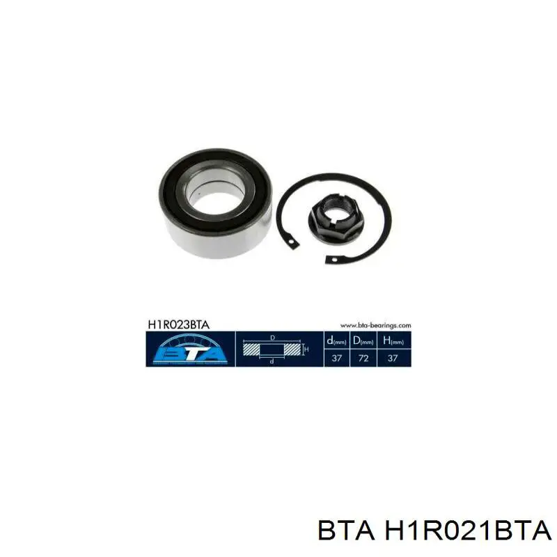 Купити H1R021BTA BTA Підшипник маточини передньої/задньої