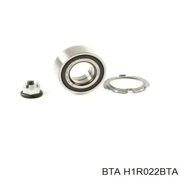 Комплект підшипник маточини передньої BTA H1R022BTA ціна, від 22.80 USD