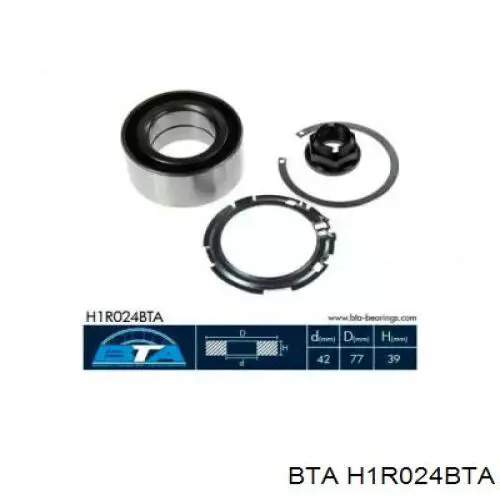 Купити H1R024BTA BTA Підшипник ступиці передньої