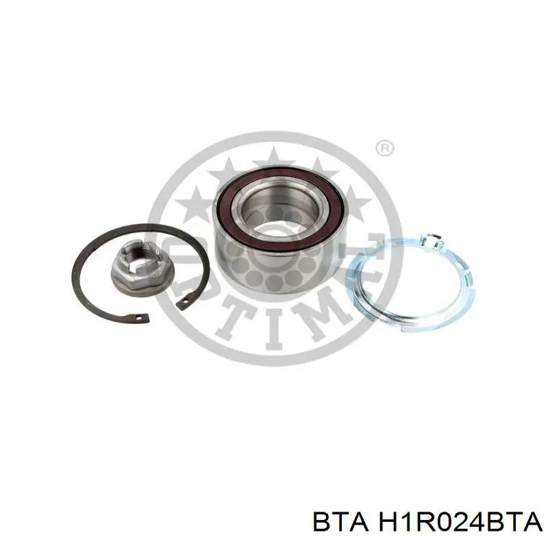 Комплект підшипник маточини передньої BTA H1R024BTA ціна, від 21.44 USD