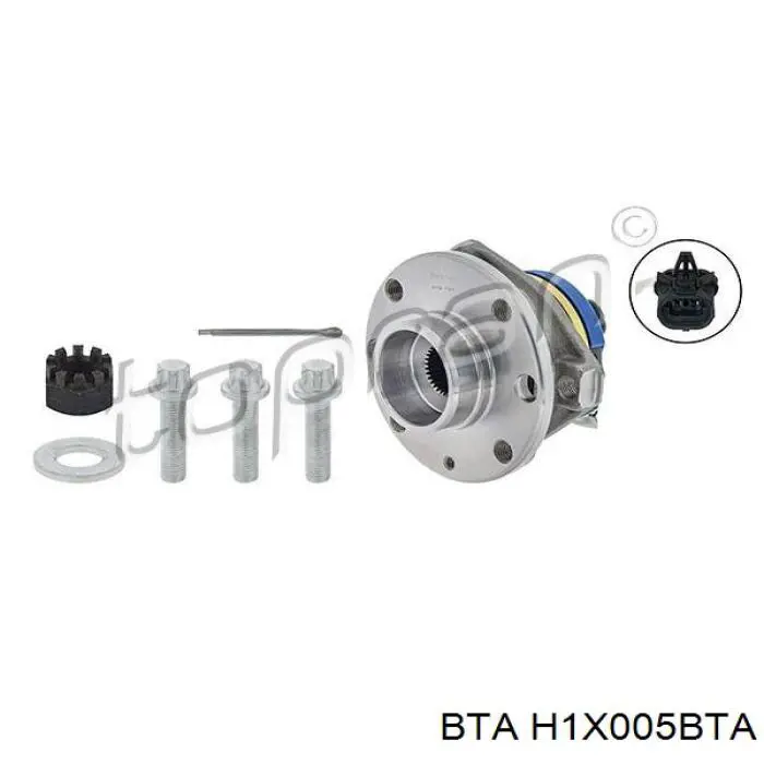 Маточина переднього колеса BTA H1X005BTA