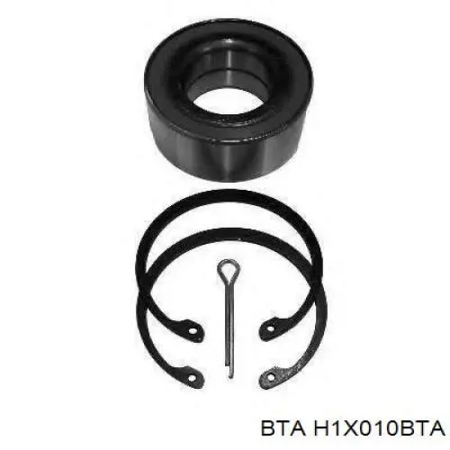 Комплект підшипник маточини передньої BTA H1X010BTA ціна, від 14.89 USD