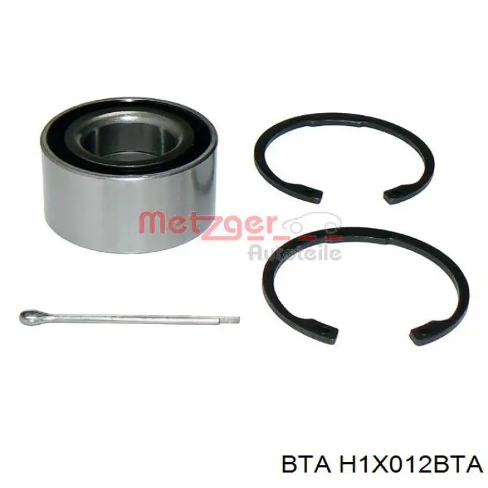 Комплект підшипник маточини передньої BTA H1X012BTA ціна, від 13.47 USD